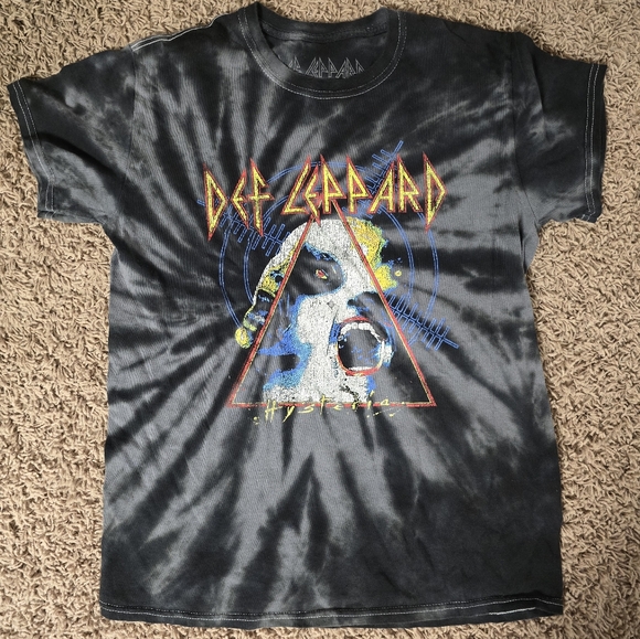 Def Leppard Hysteria Tie dye Rock Tshirt. Small - Picture 2 of 8